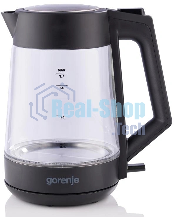 Чайник электрический Gorenje K17OGP 1.7л. черный корпус: стекло
