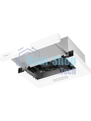 Вытяжка встраиваемая Weissgauff TEL 450 White Glass белый, 45 см, 450 м/ч, 65 дБ