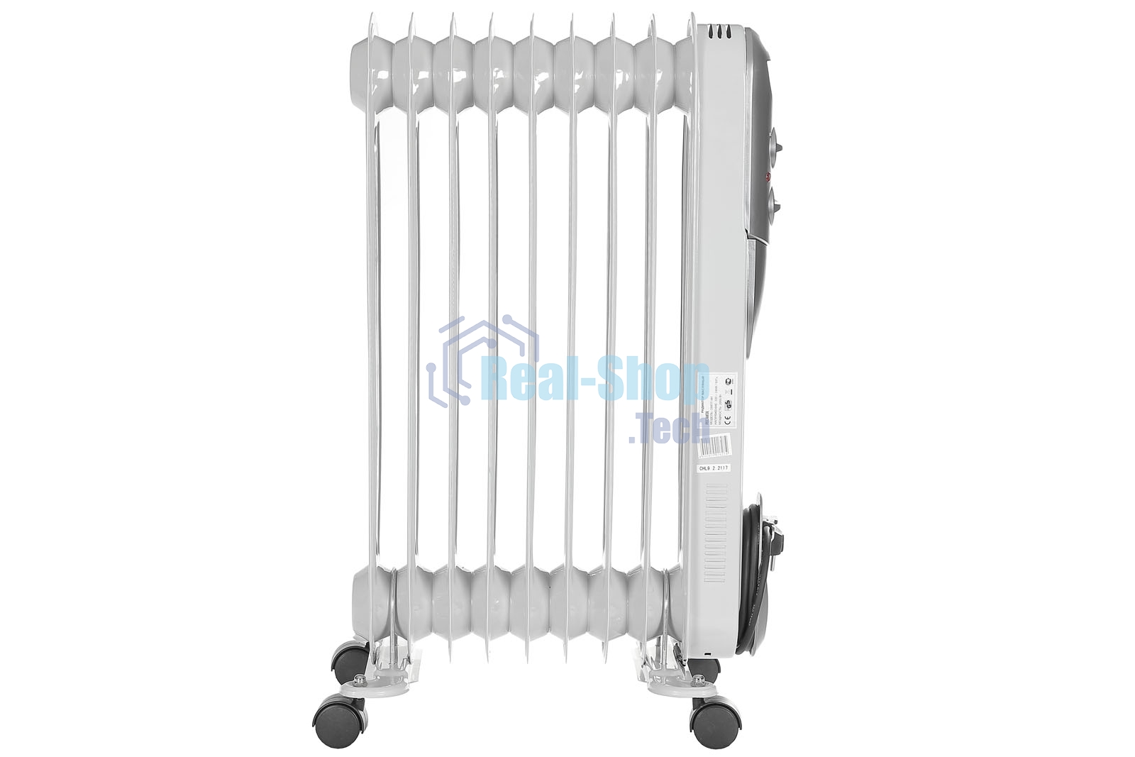 Масляный радиатор Ресанта ОМПТ- 9Н 67/3/4 2,0кВт, 450 140 650, 9 секций, 9,7 кг