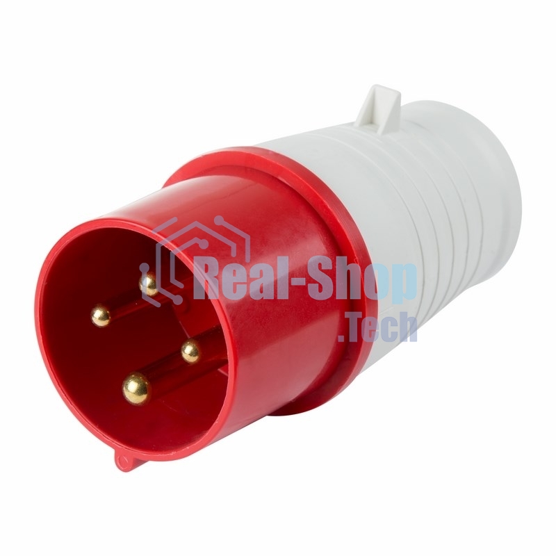 Вилка Rexant 024 переносная 3Р+РЕ 32А 380В IP44