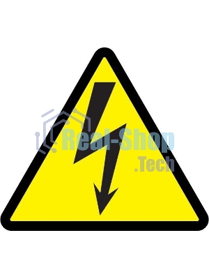 Самоклеящаяся этикетка Iek YPC30-MOLNI-2-110 50х50х50, символ 