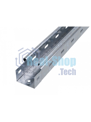 Лоток листовой перфорированный 50х50 L2000 сталь 0.7мм ДКС 35250