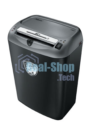 Шредер Fellowes Powershred 75Cs FS-46750 (FS-4675001/FS-4675002) авт., 3.9х50мм, 12лст., 27лтр., уничтожает: скобы, карты, скрепки, CD, селектор кол-ва листов