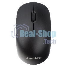 Мышь беспроводная Gembird MUSW-435 черный, 1600 dpi, радиоканал, USB, кнопки - 3