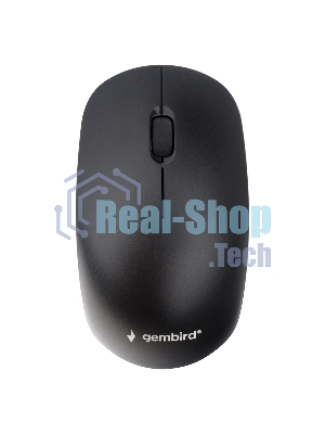 Мышь беспроводная Gembird MUSW-435 черный, 1600 dpi, радиоканал, USB, кнопки - 3