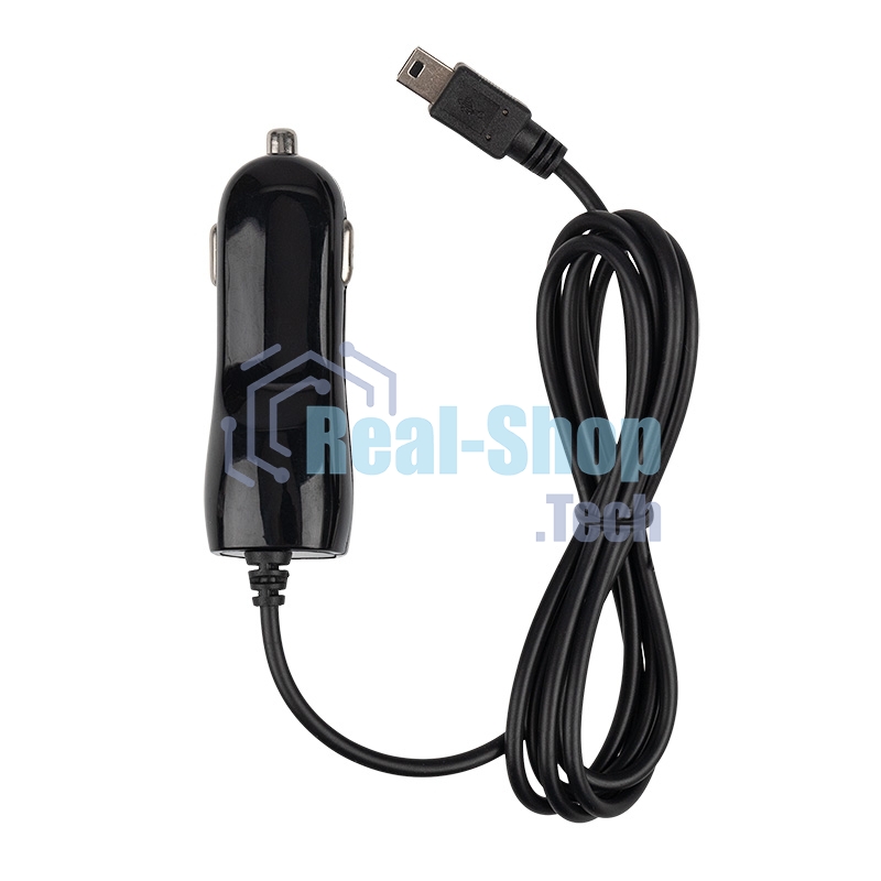 Автозарядка в прикуриватель Rexant microUSB (АЗУ) (5 V, 1000 mA) шнур спираль 1.2 м черный