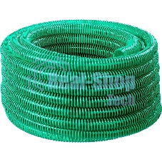 Шланг ЗУБР напорно-всасывающий со спиралью ПВХ, 3 атм, 32мм х 30м