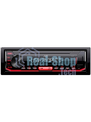 Автомагнитола JVC KD-X152M, 1 DIN, USB Type-A, AUX, съёмная панель