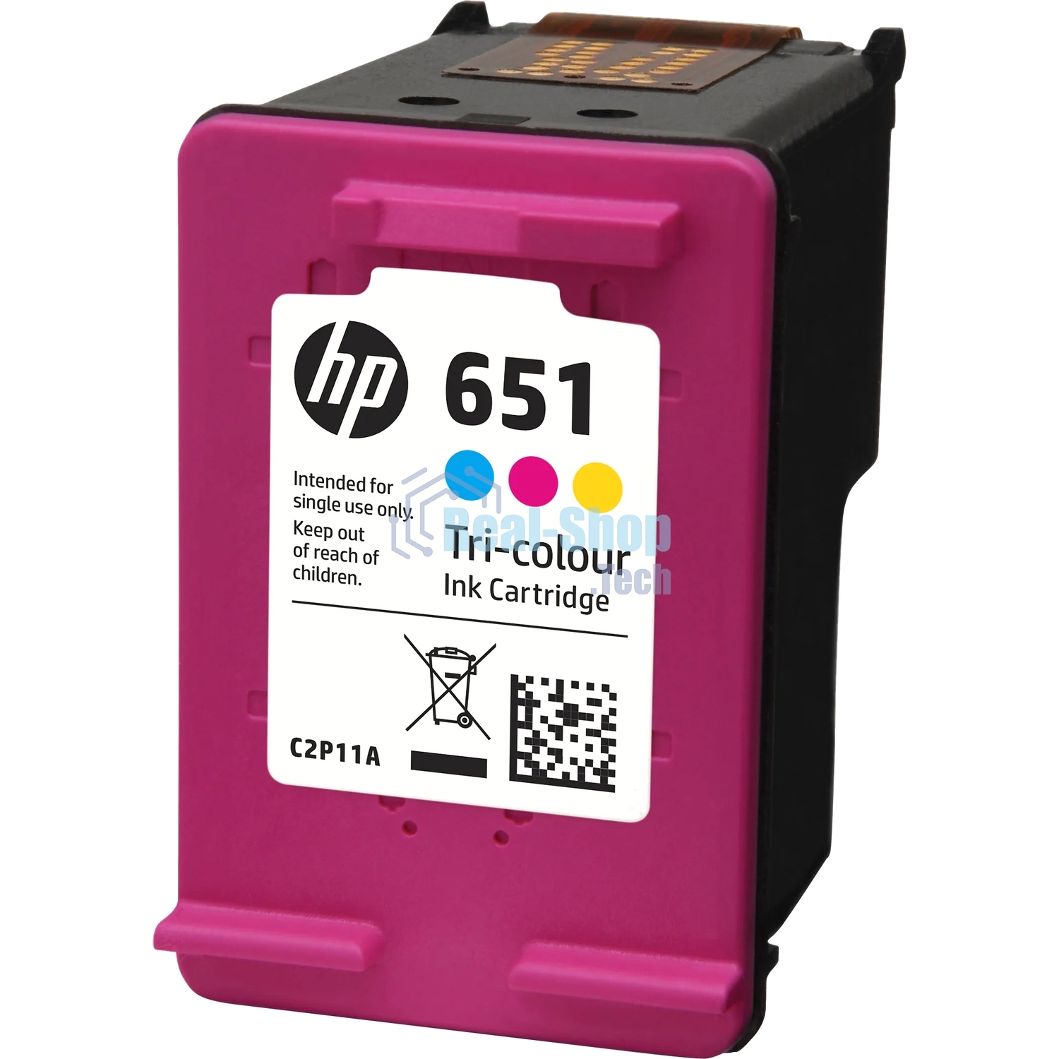 Картридж струйный HP 651 C2P11AE трехцветный для HP DJ IA5575e (300 стр.)