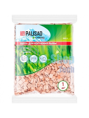Щепа для копчения рыбы (ольха+бук+чабрец), Camping Palisad