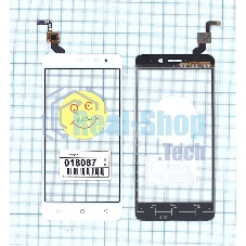 Сенсорное стекло (тачскрин) для Lenovo K6, белое