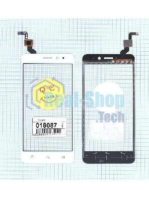 Сенсорное стекло (тачскрин) для Lenovo K6, белое