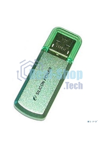 Флешка USB R/W Silicon Power R/W 8Gb Helios 101 SP008Gb,UF2101V1N USB 2.0 зеленый