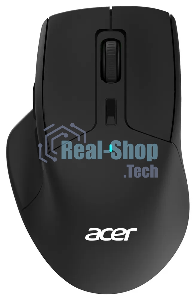 Мышь беспроводная Acer OMR150 черный, 1600 dpi, радиоканал, USB, кнопки - 6
