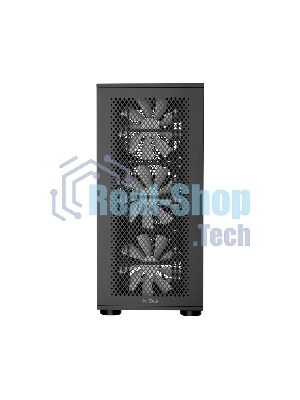Корпус PCCooler ME200 MESH BK, Midi-Tower, чёрный, 3 x 120 мм