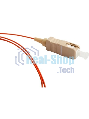 Пигтейл LANMASTER SC, UPC, одномодовый, 1.5 м