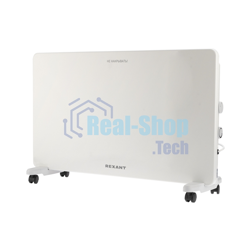 Конвектор Rexant 60-0095 белый, 2000 Вт, 25 м2, термостат