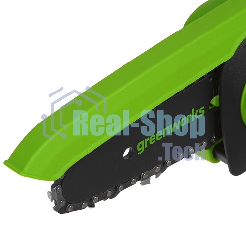 Цепная мини пила GreenWorks G24MCS10K2 аккумуляторная, 24v, 10 см, c АКБ 2АЧ и ЗУ (2008207UA)