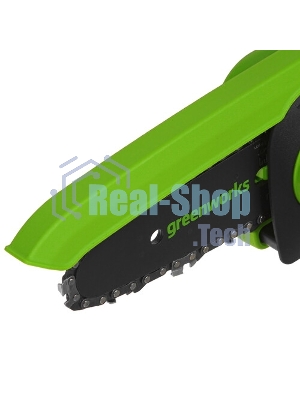 Цепная мини пила GreenWorks G24MCS10K2 аккумуляторная, 24v, 10 см, c АКБ 2АЧ и ЗУ (2008207UA)