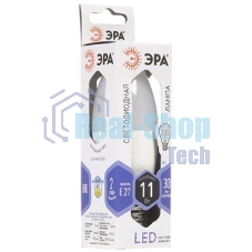 Лампа светодиодная ЭРА STD LED B35-11W-860-E27 11 Вт свеча холодный дневной свет