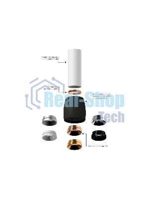 Корпус светильника C1142 SBK черный песок D100*80*H100mm MR16 GU5.3