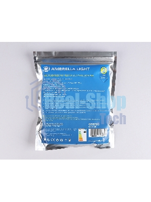 Светодиодная лента Ambrella light GS3703 2835 240Led /24W m/ 24V IP20 6500K/ 5000*14*1.2mm (2 конт.)