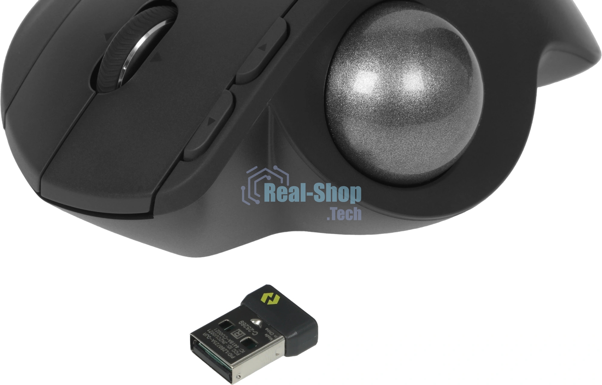 Трекбол Logitech Trackball MX Ergo S графитовый оптическая 2048dpi беспров. BT/Radio USB (910-007261)