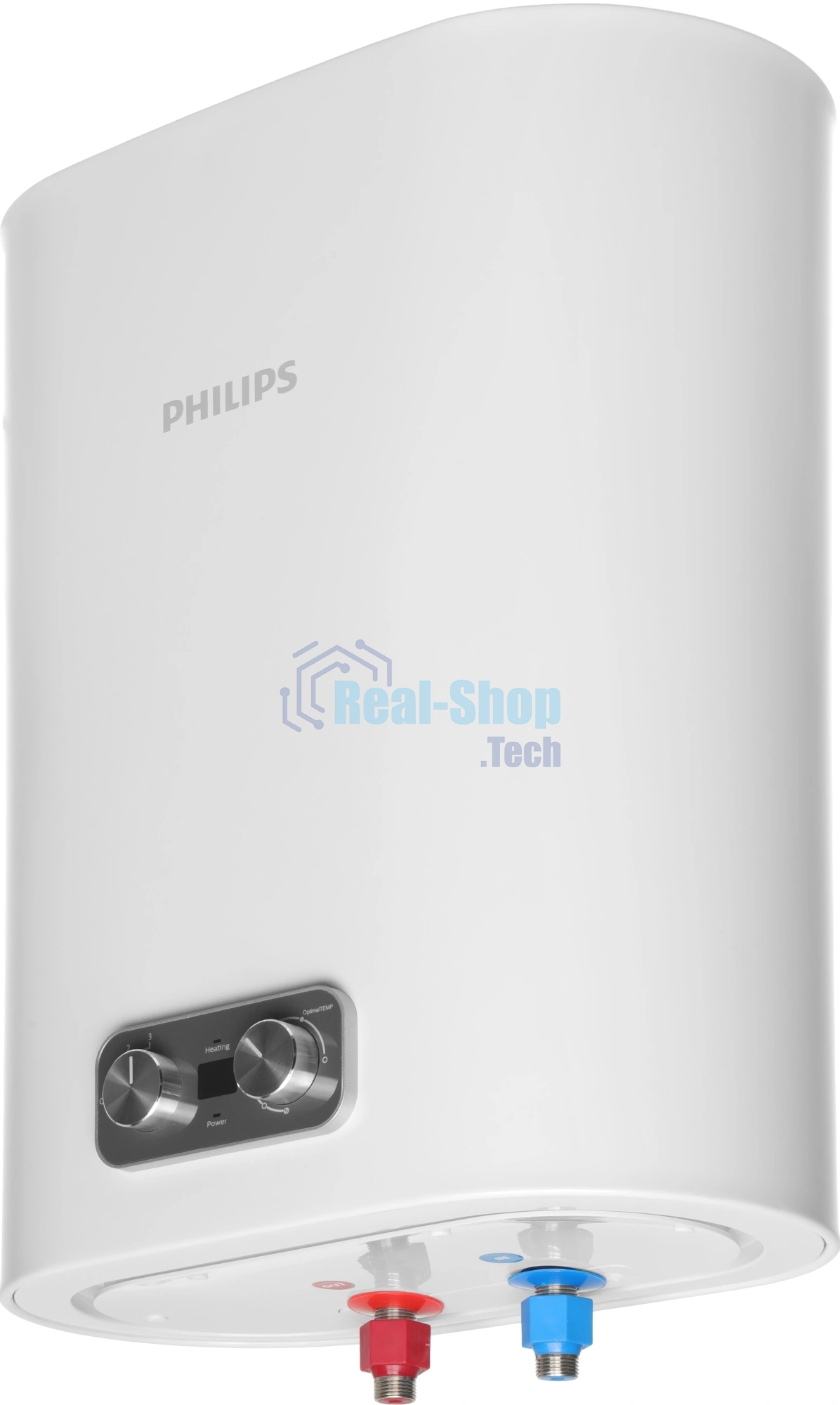 Водонагреватель электрический Philips YB AWH1615/51(30YB) белый, накопительный, 30 л, 2 кВт, настенный, вертикальный, плоский корпус, бак из нержавеющей стали, сухой ТЭН, механическое управление с LED-дисплеем
