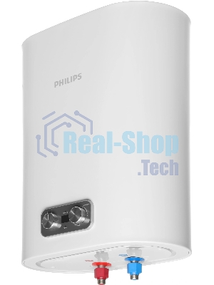 Водонагреватель электрический Philips YB AWH1615/51(30YB) белый, накопительный, 30 л, 2 кВт, настенный, вертикальный, плоский корпус, бак из нержавеющей стали, сухой ТЭН, механическое управление с LED-дисплеем