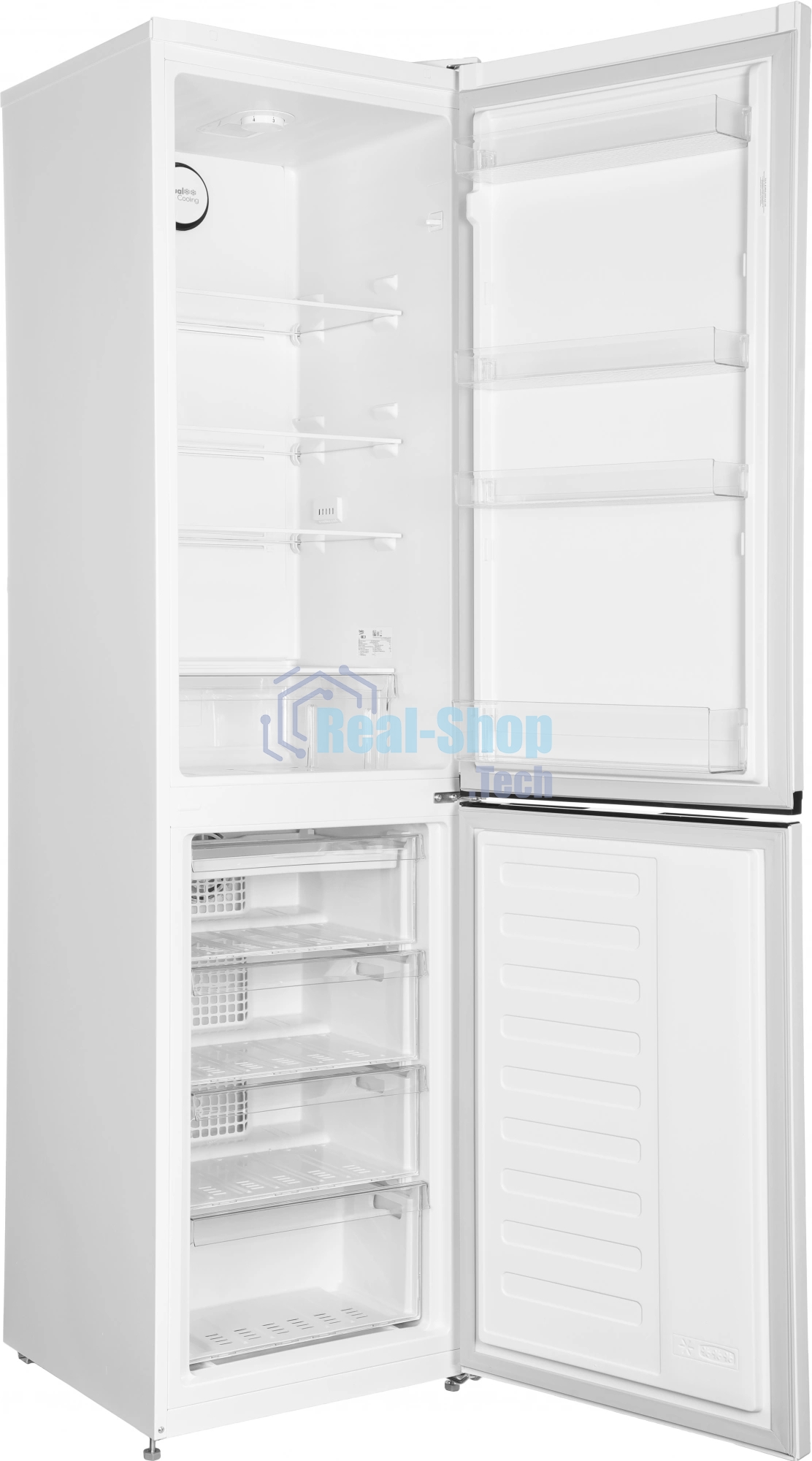 Холодильник Beko B1RCNK332W белый двухкамерный 200/100л морозилка снизу, No Frost