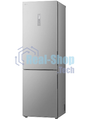 Холодильник LG GC-B459ANMW серебристый двухкамерный 234/110л морозилка снизу, No Frost
