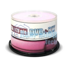 Диск DVD+RW Mirex 4.7 Gb, 4x, Cake Box (50), (50/300)