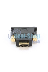 Адаптер (переходник) Gembird HDMI-DVI A-HDMI-DVI-1, 19M/19M, золотые разъемы, пакет