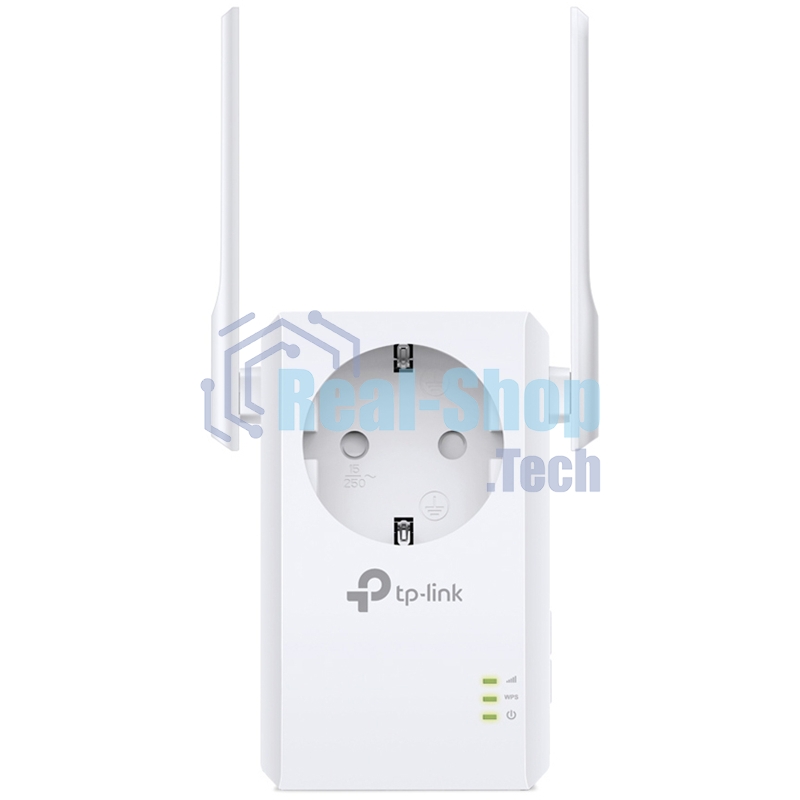 Сетевой адаптер TP-Link SOHO TL-WA860RE 300Mbps Wireless N Wall Plugged Range Extender with AC Passthrough, QCA(Atheros), 2T2R, 2.4GHz, 802.11b/g/n, 1 10/100Mbps LAN port, Range Extender button, Range Extender mode, suppo поставляется без кабеля RJ-45