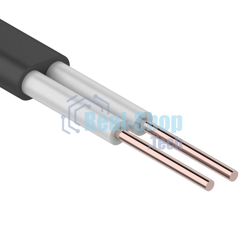 Провод Rexant ПРППМ 2х1,20 мм, 500 м, 01-5515-1