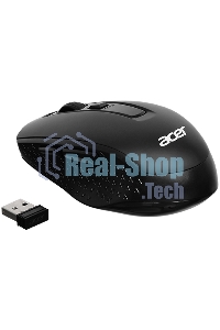 Мышь беспроводная Acer OMR060 черный, 1600 dpi, радиоканал, USB, кнопки - 6