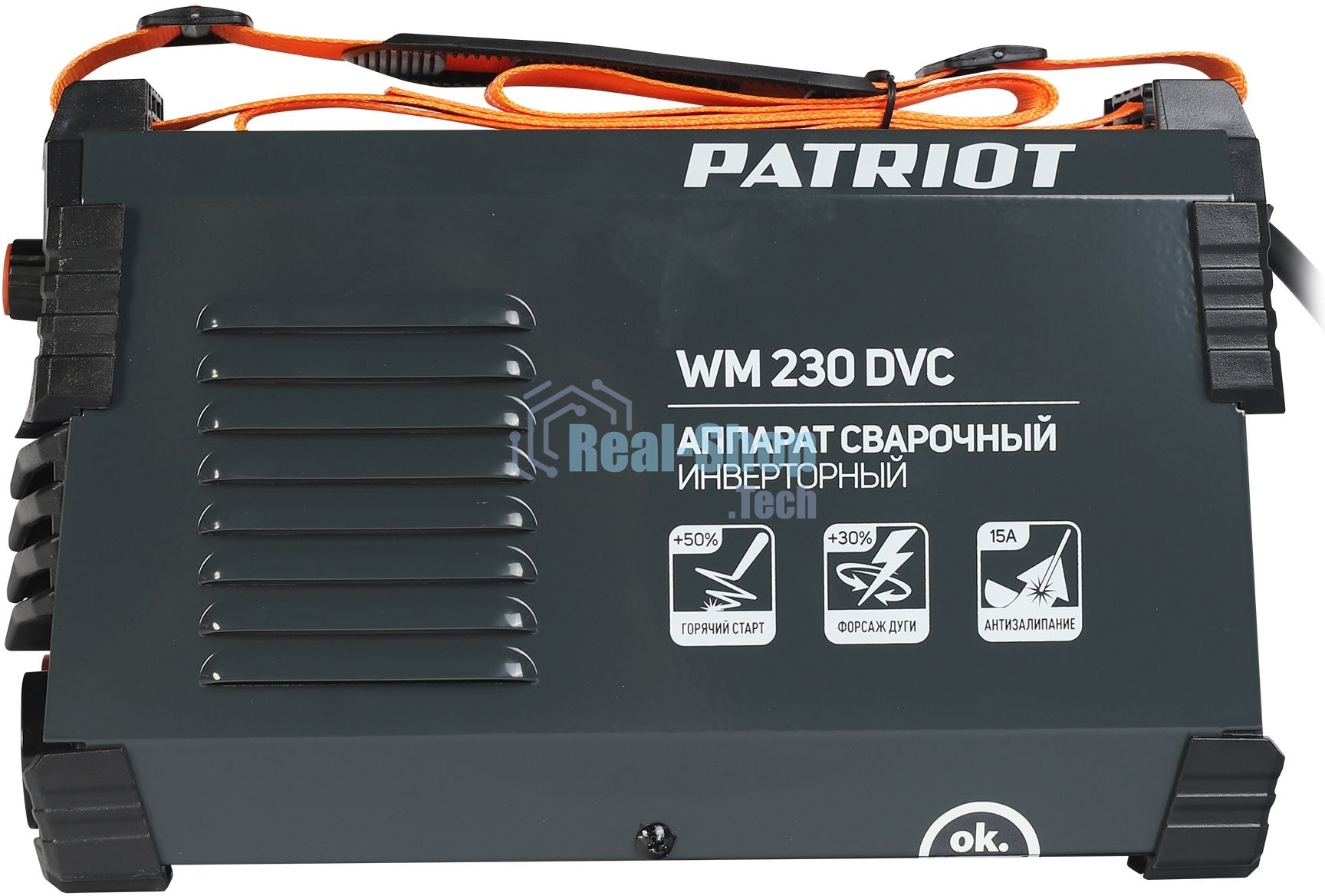 Сварочный аппарат Patriot WM230DVC инвертор ММА 10.7кВт (кейс в комплекте)