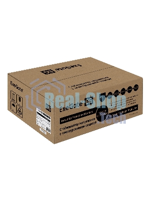 Стабилизатор напряжения ExeGate Master Turbo AVS-10000 (10000ВА, 100-265В, цветной дисплей, 220В±8%, КПД 98%, 5 уровней защиты, задержка, усиленный метал.корпус, клем.колодка+евророзетка, RTL)