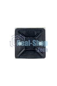 Площадка EKF plc-20x20-b самоклеящаяся (20х20 мм.) черная (100 шт.) EKF