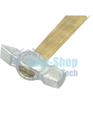 Молоток Россия слесарный,200 г,круглый боек,деревянная ручка 10238