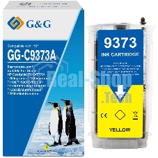 Картридж струйный G&G GG-C9373A желтый (130мл) для HP Designjet T610/T770/T790eprinter/T1300eprinter/T1100