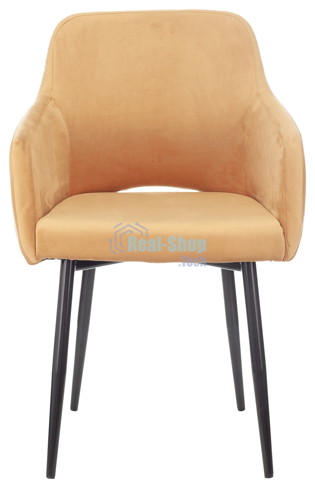 Кресло офисное Бюрократ CH-380F янтарный Italia 9, на ножках, металл черный