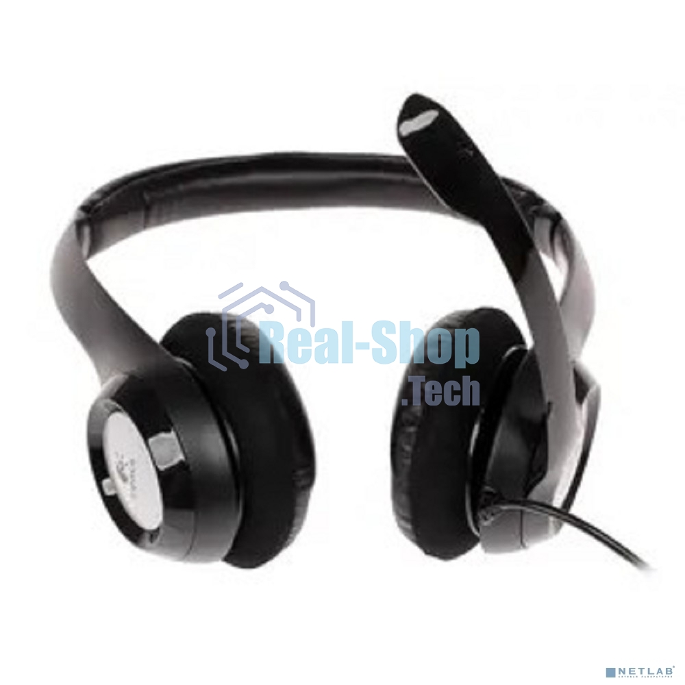 Гарнитура проводная Logitech Headset Logitech H390 USB черный