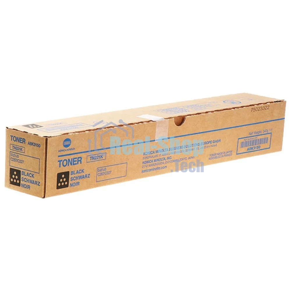 Тонер-картридж Konica-Minolta TN-221K черный для bizhub C227/C287