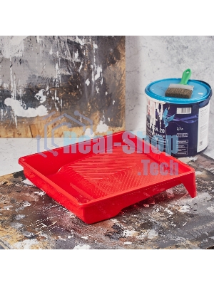 Кюветка (ванночка) малярная Rexant 33х35 см, красная