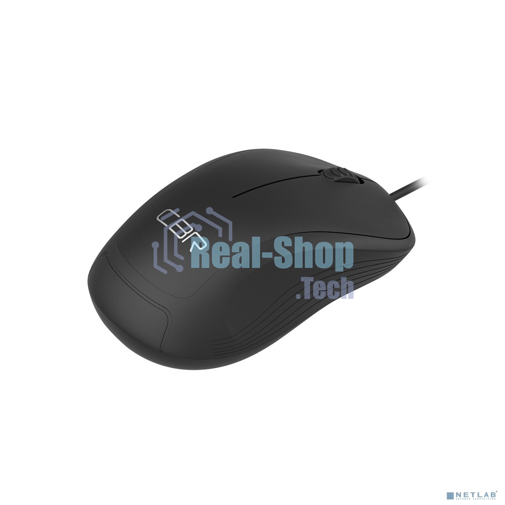 Мышь проводная CBR CM 108 черный, 1000 dpi, USB, кнопки - 3