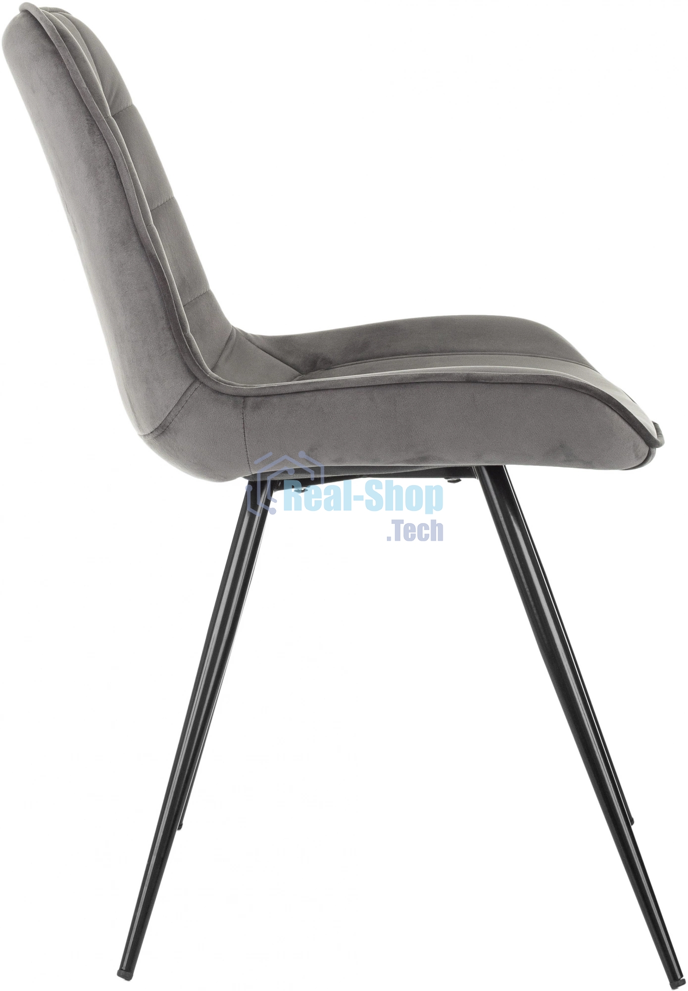 Стул для дома Бюрократ CH-K2_4 комплект 4 шт т.с ерый Holland 18 металл черный на ножках