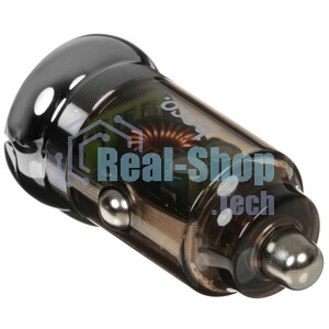 Автомобильное зарядное устройство Hoco Z53A 30Вт, USB, Type-C, черный, коробка