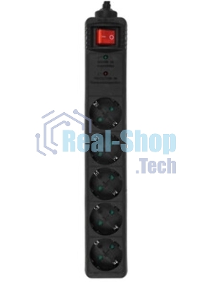 Сетевой фильтр Energenie Сетевой фильтр SPG5-C-10 3m. 16А. черный