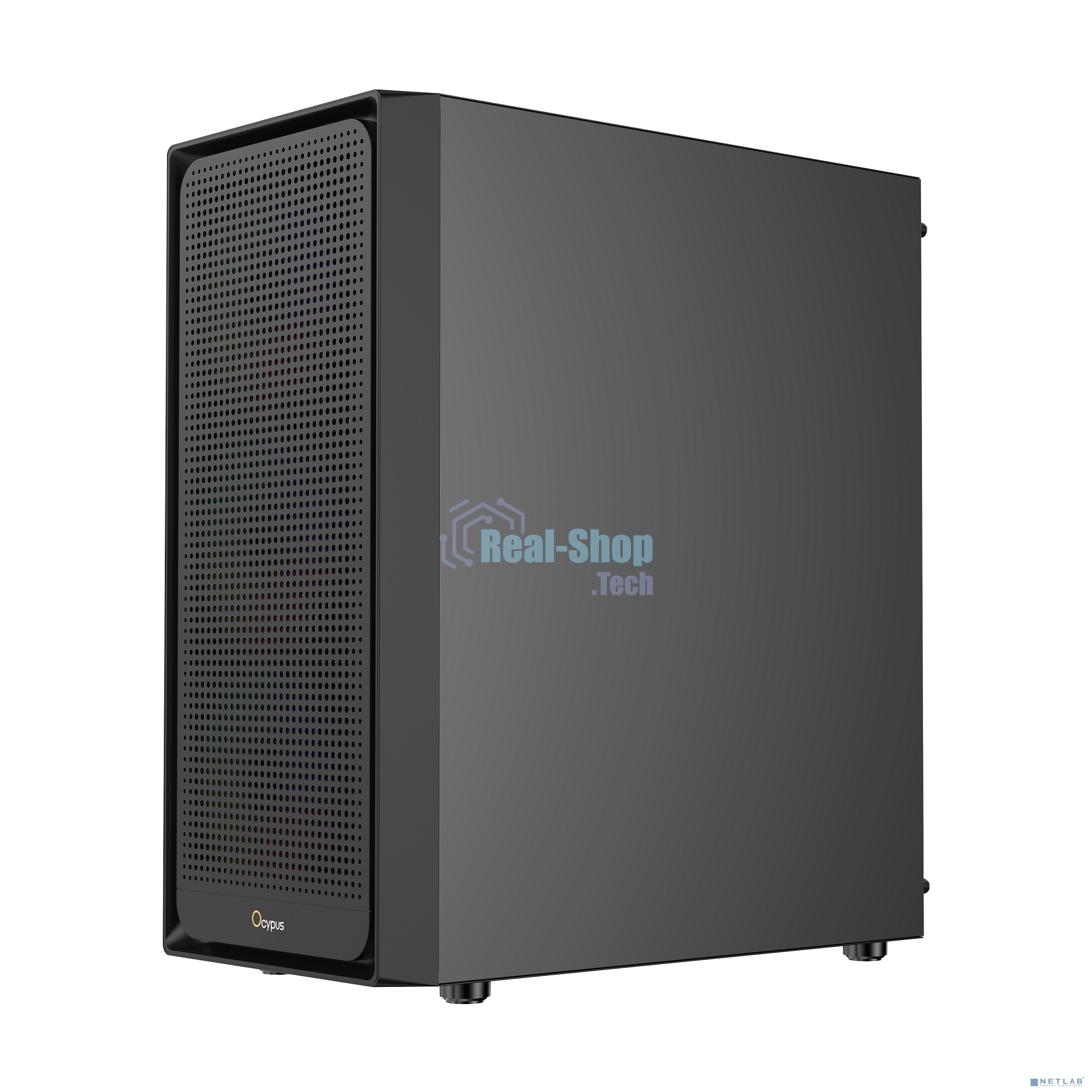 Компьютерный корпус Ocypus Gaммa C50 BK ARGb, MATX, USB 3.0*1+USB 2.0*2, FRONT 3x120мм ARGb, REAR 1x120мм ARGb